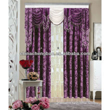 European style living room curtain/ high quality flannelette fabric